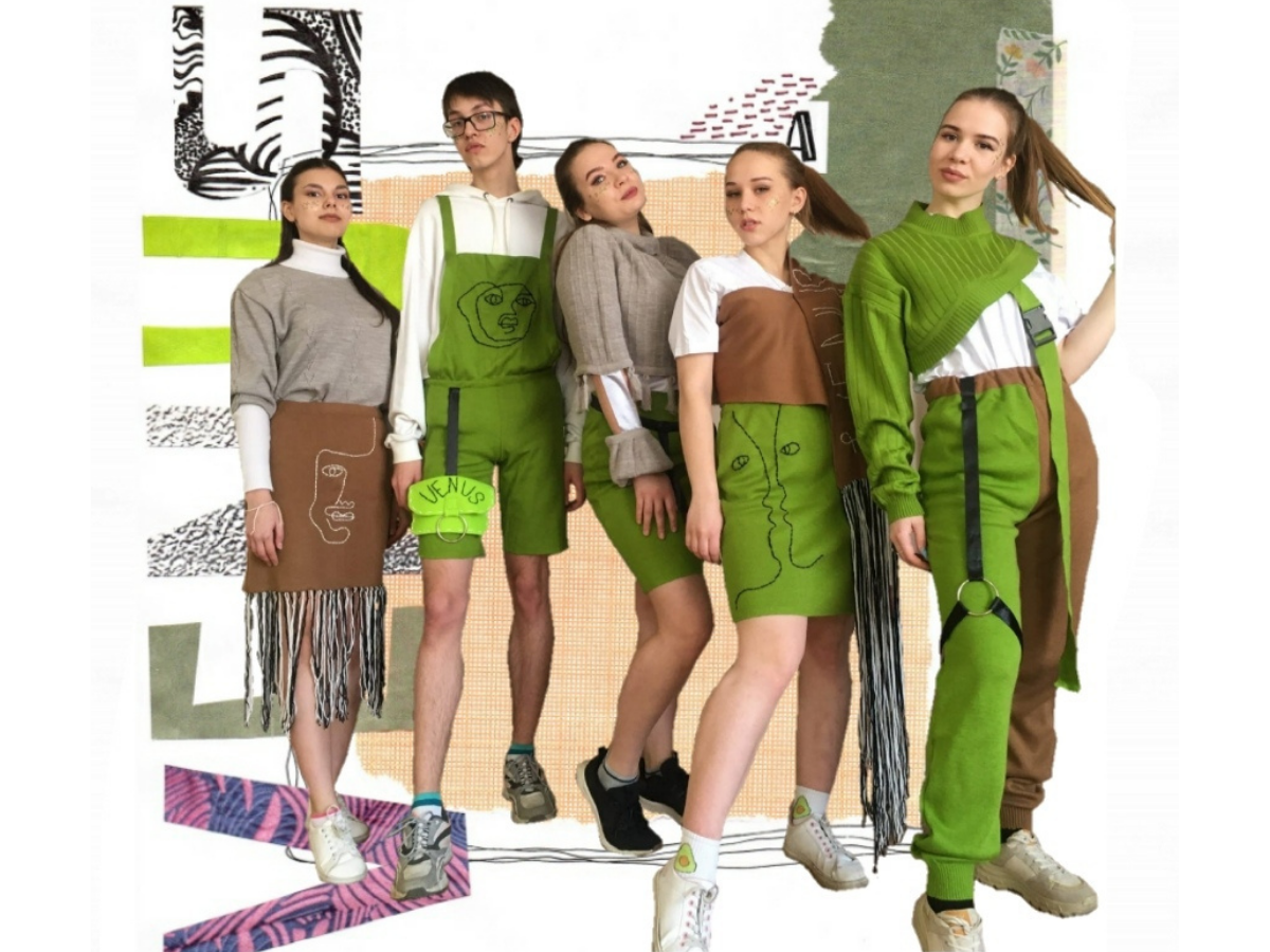 Студенты ЧТТЛП и их трикотажная коллекция: сами придумали, сами связали, сами продемонстрировали.