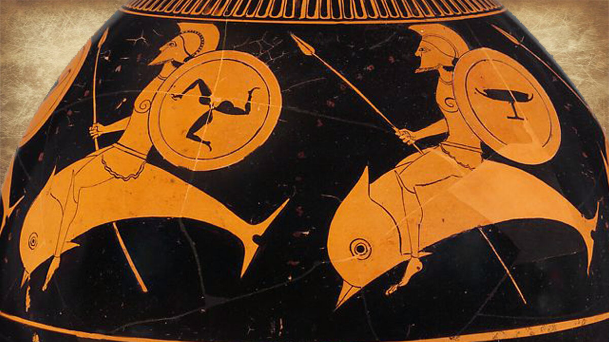 Боевые дельфины и боевые пловцы Древней Греции