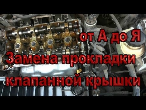 Замена прокладки клапанной крышки для Opel Vectra