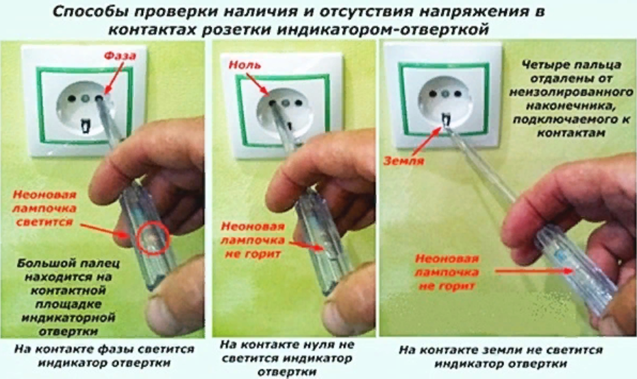 Как отличить фазу от нуля. Как различить фаза и 0. Розетка фаза ноль земля. Фаза ноль и заземление в розетке.
