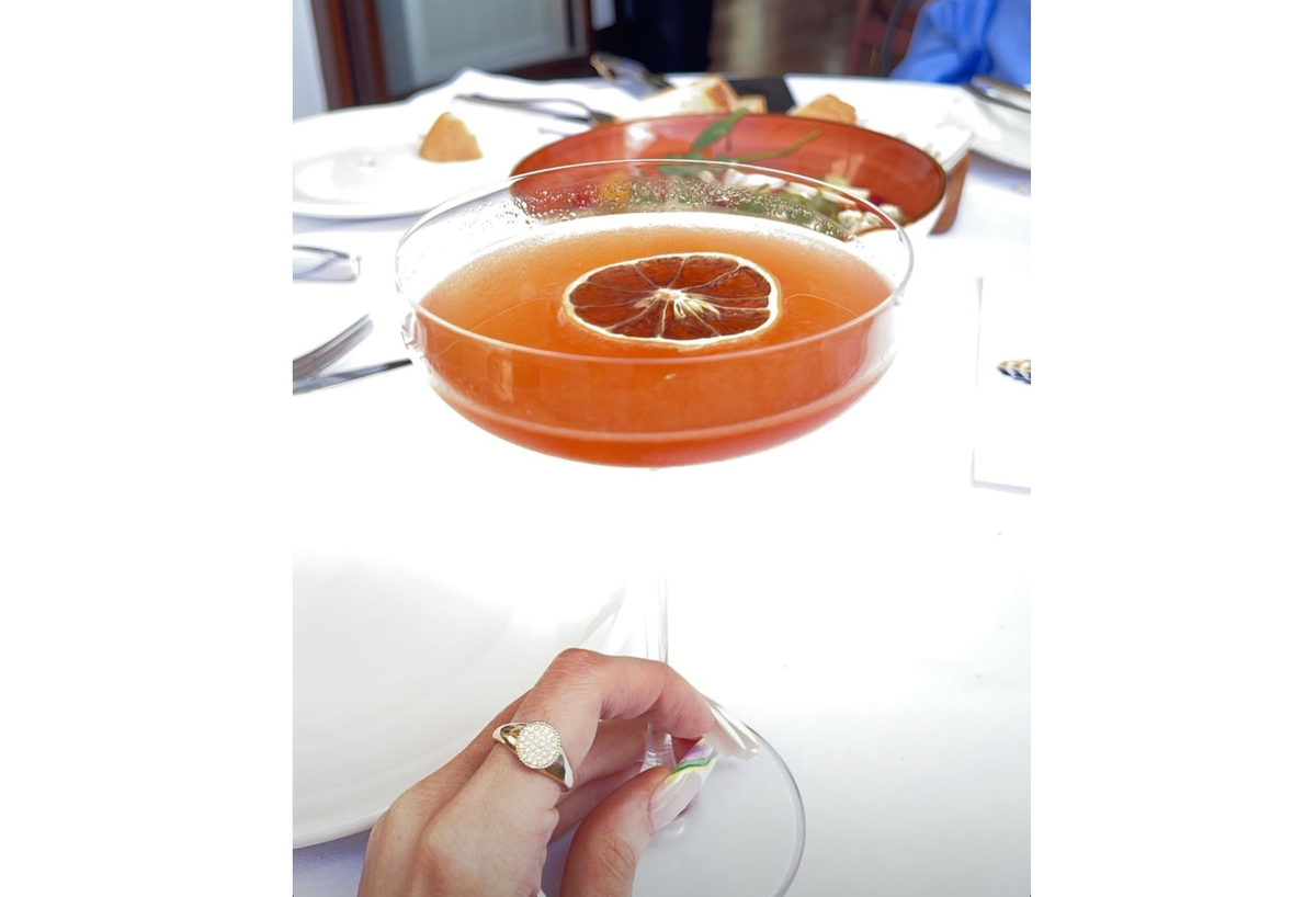 Безалкогольный крюшон с апельсином