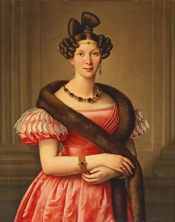 Friedrich Wilhelm Herdt. Портрет леди Хердт, 1833 год.