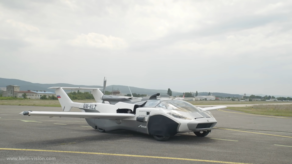 Собственно сам AirCar. Источник - кадр из видео полёта на официальном сайте https://www.klein-vision.com/concept-2