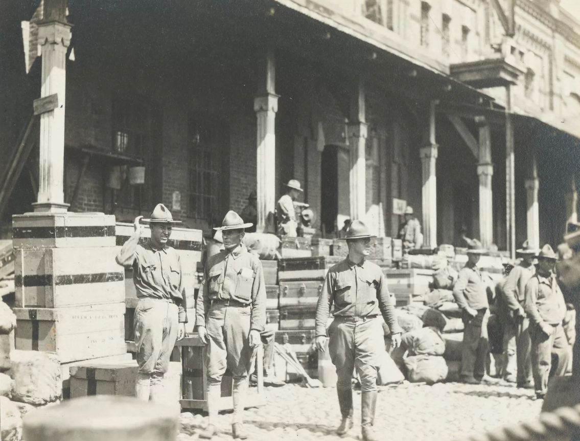 Американские войска во Владивостоке 1918. Интервенция во Владивостоке 1918.