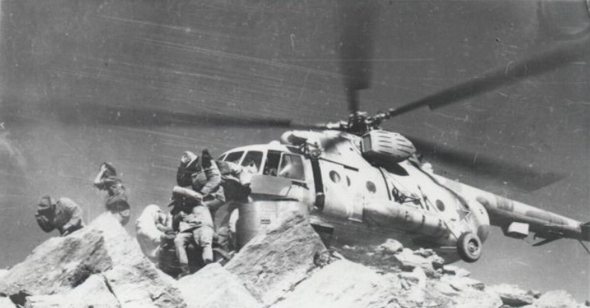 Ми-8 в Афганистане.