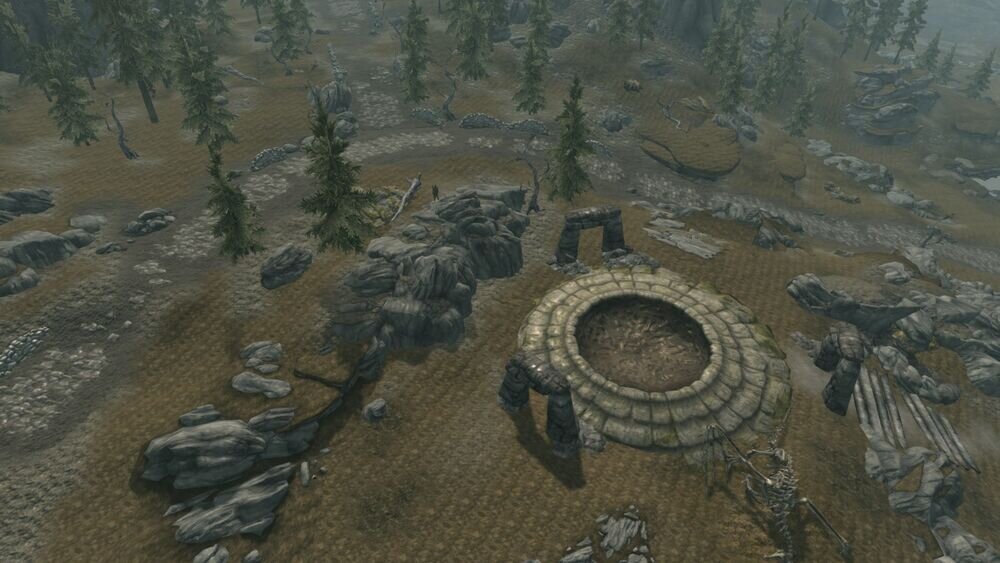 Курган Вульотнака, возле которого должно была находиться деревня. 