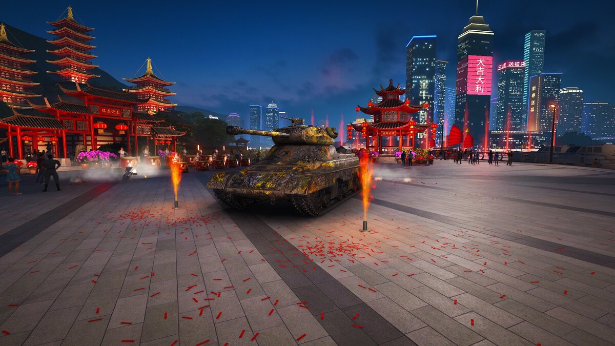 КНГ в ангаре игры World of Tanks