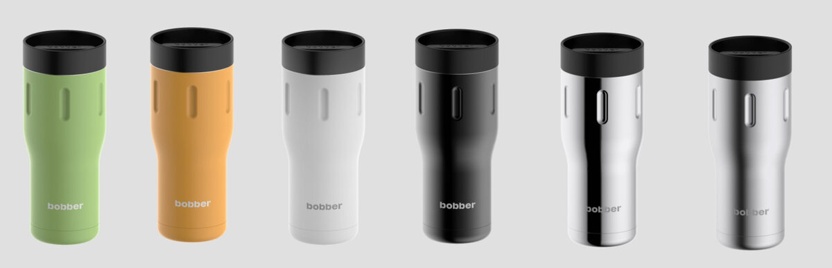 Варианты расцветок термокружек bobber с официального сайта.