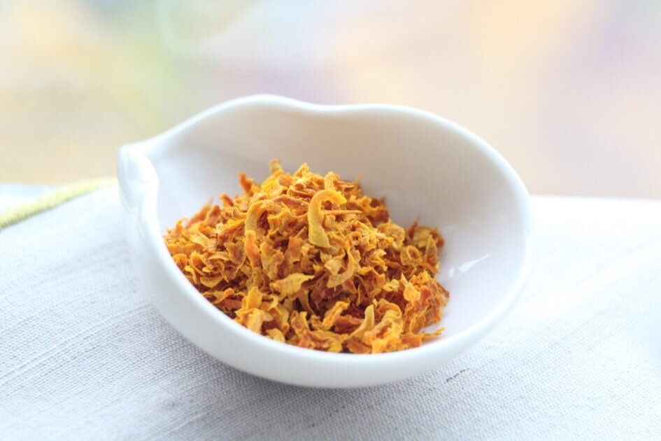 Подпеченная и готовая к завариванию тыква. © Ольга Никандрова