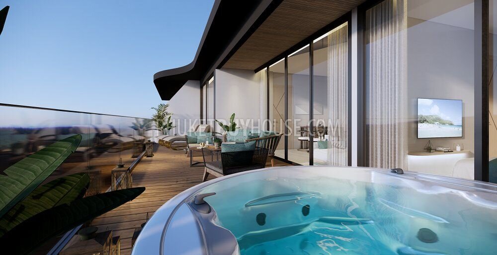 Пентхаус на 3 спальни в районе Най Харн