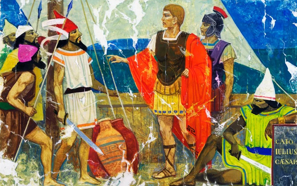 Юлий Цезарь, захваченный пиратами