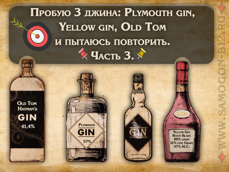 3 джина. Yellow Gin. Плимутский Джин. Джин желтый. Плимутский Джин рецепт.