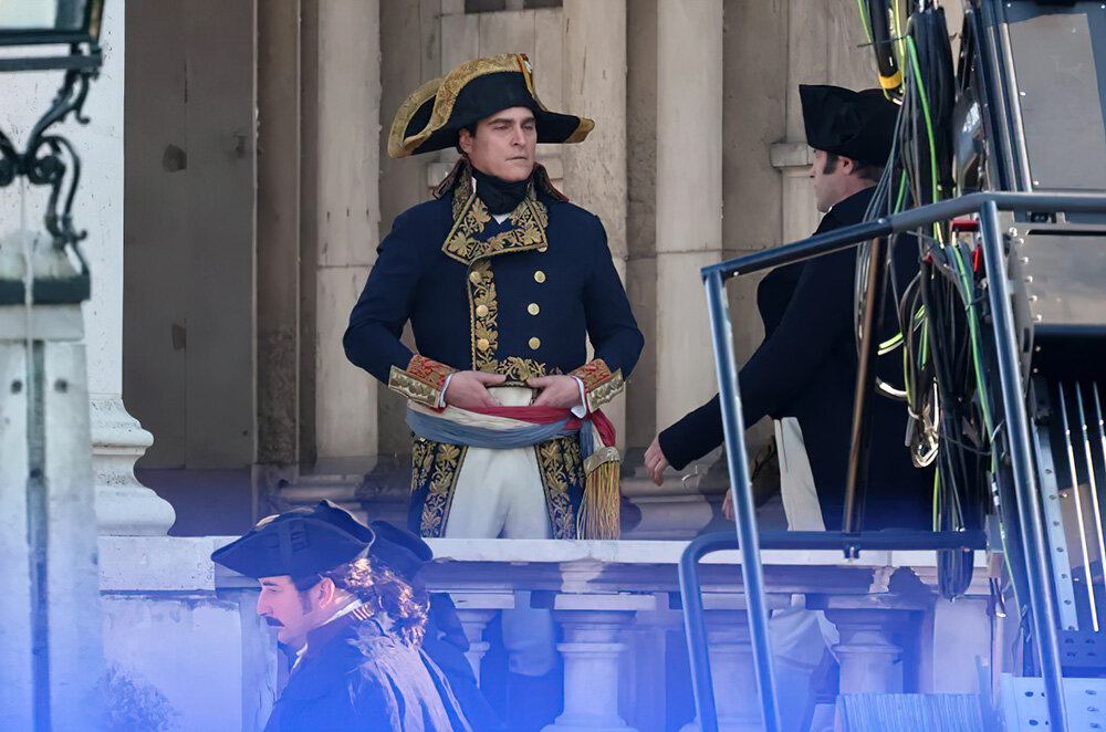 На съёмках нового исторического фильма Ридли Скотта «Наполеон» 