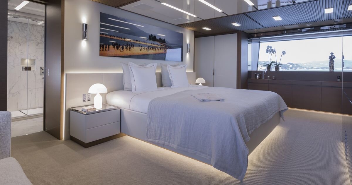 Мастер-каюта - одно из самых важных помещений на борту