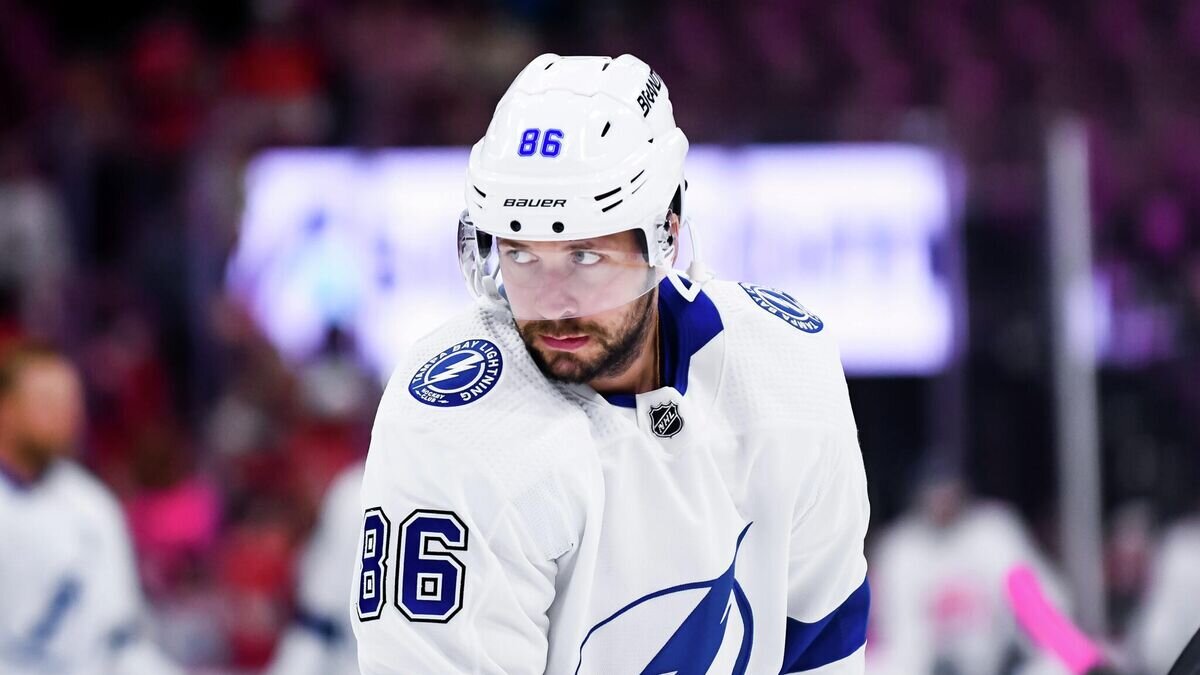    Хоккеист "Тампа-Бэй Лайтнинг" Никита Кучеров© Фото : twitter.com/lightning