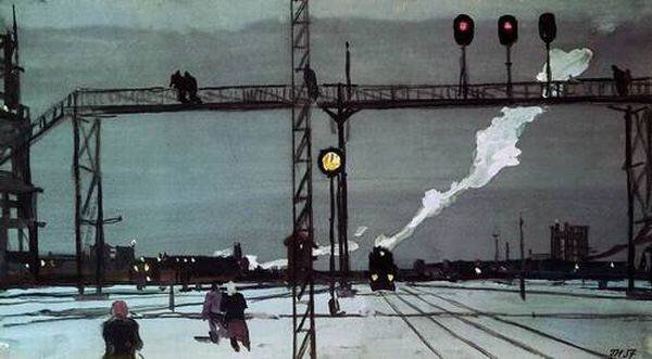 Георгий Григорьевич Нисский – «На путях. Утро», 1957 г.