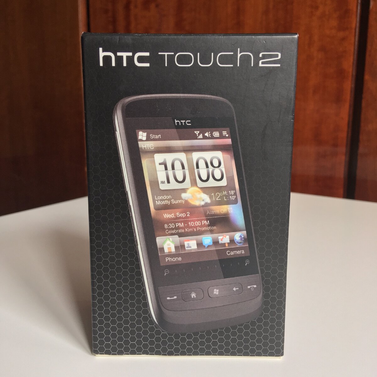 Распаковка нетронутого телефона htc touch2, спустя 12 лет!