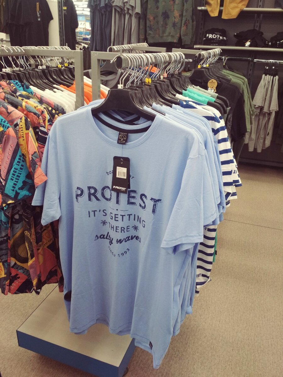 Фото автора. Мужские футболки Protest