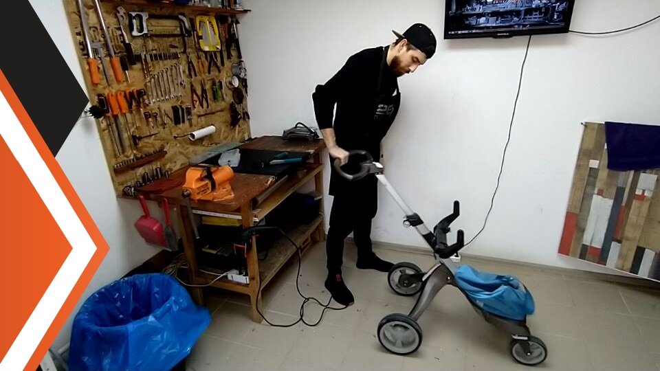 Ремонт коляски завершен