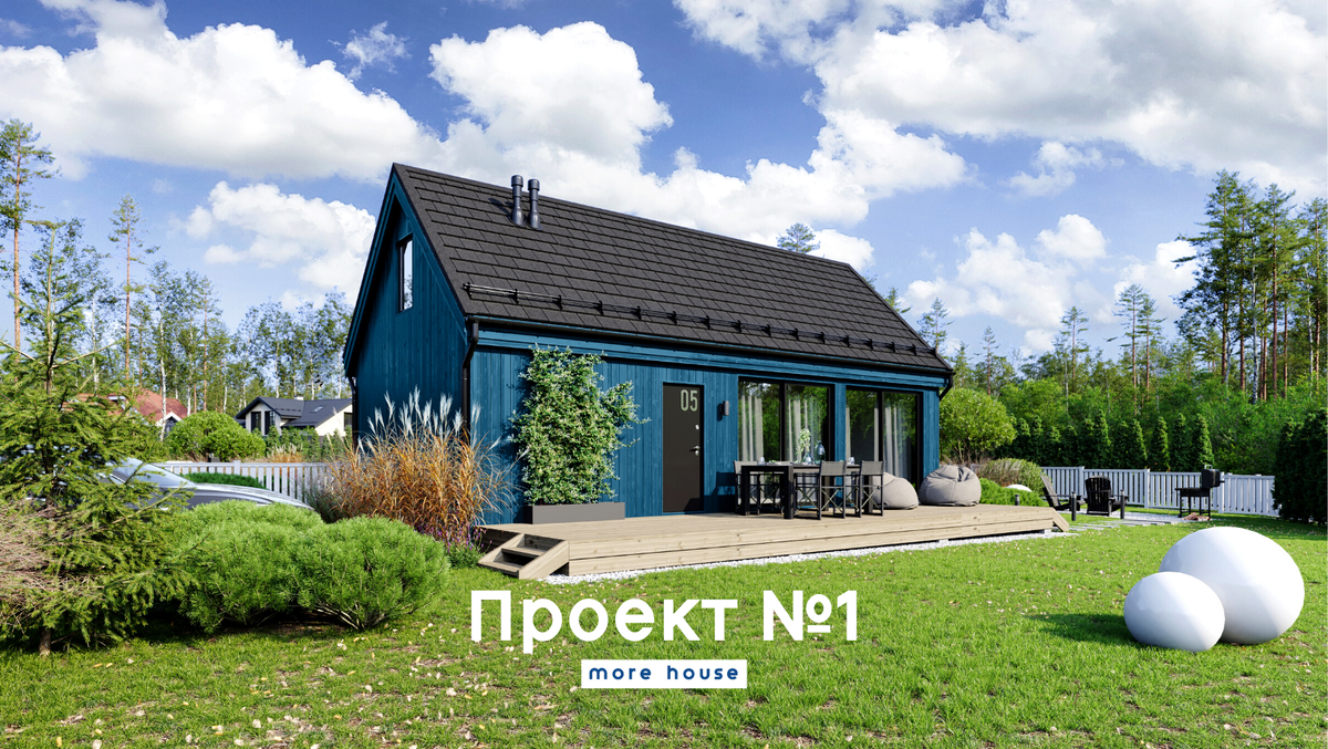 Фасад Проекта №1 и Проекта №2 More House. 