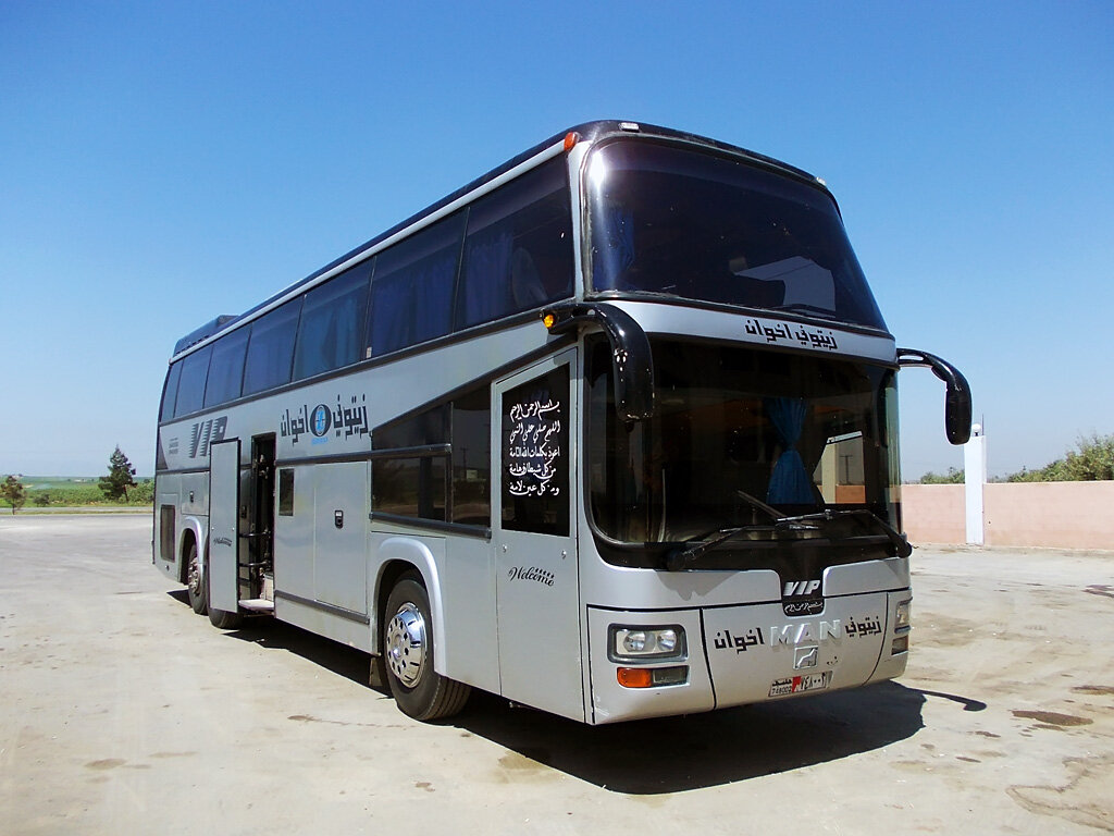 рейсовый автобус в Сирии, междугородний