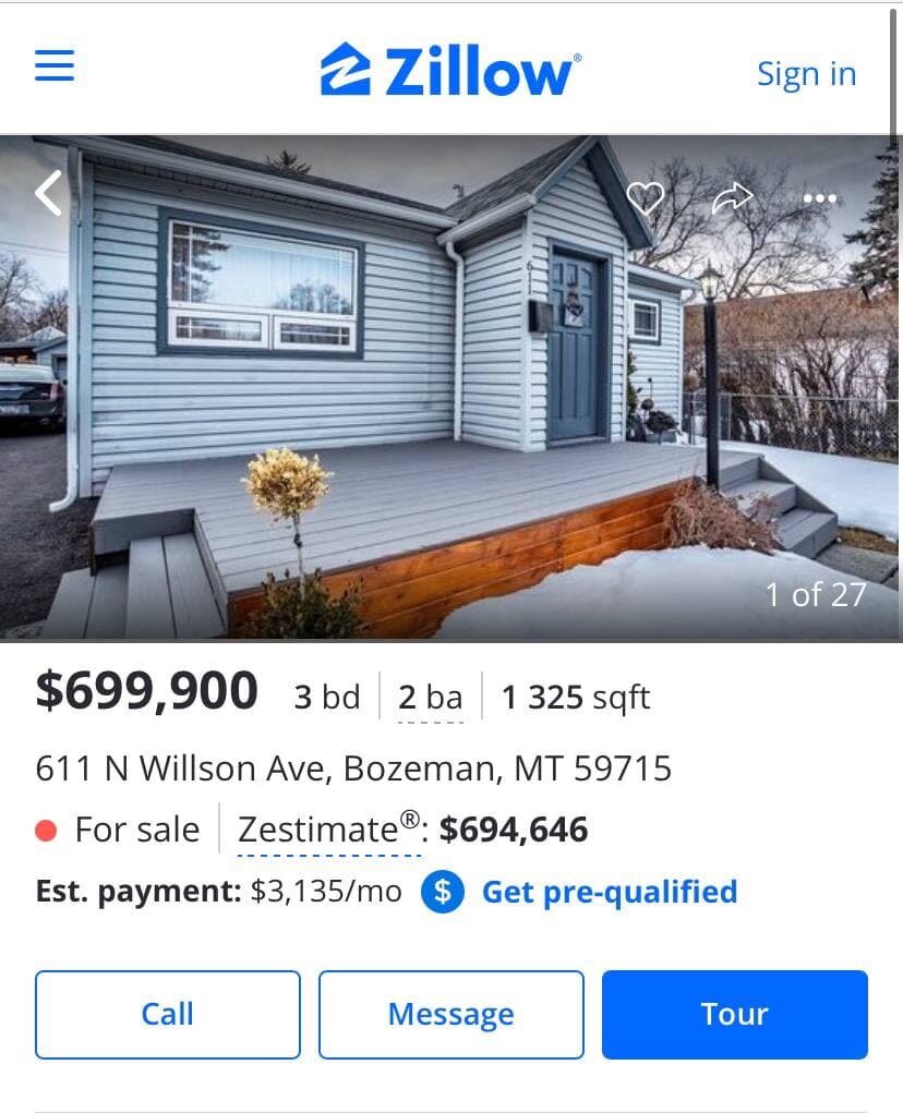 Объявление в Бозмен