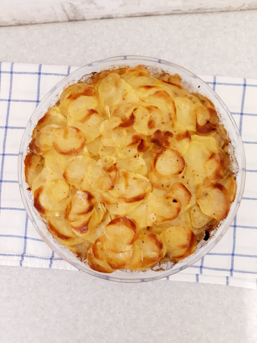 Картофельная запеканка с мясом 