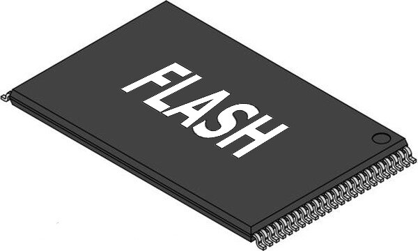 Типичная микросхема флеш-памяти