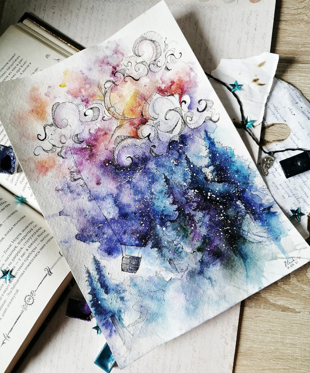 Моя иллюстрация💜