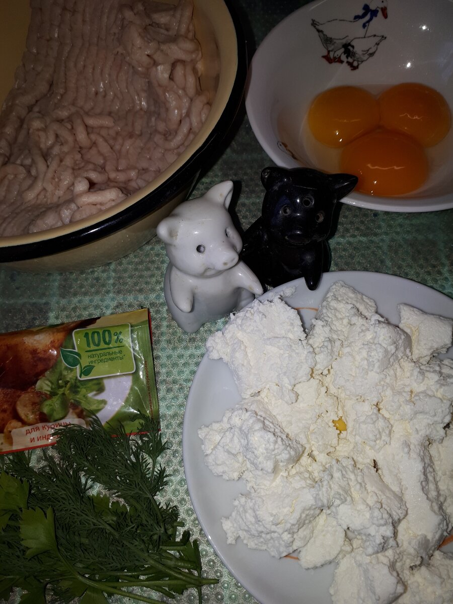 Ингредиенты для котлет.