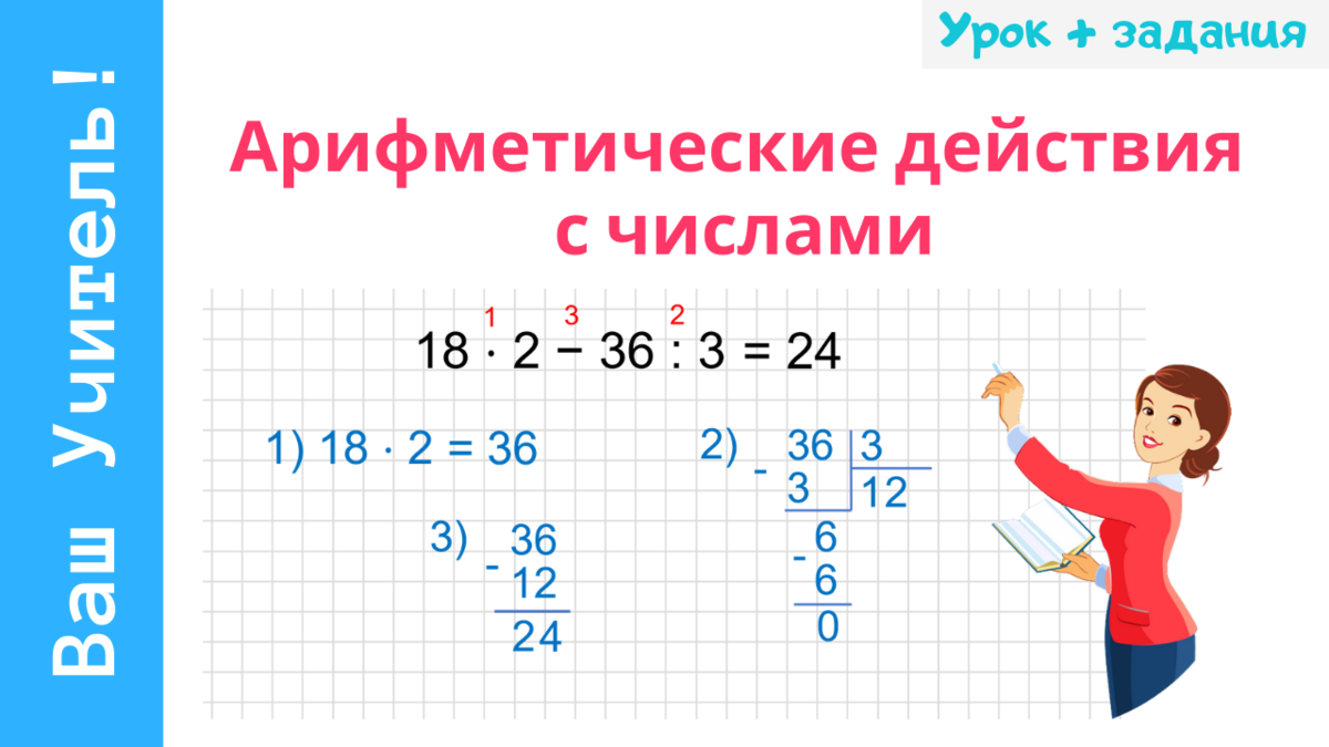 Арифметические действия умножение и деление 4 класс