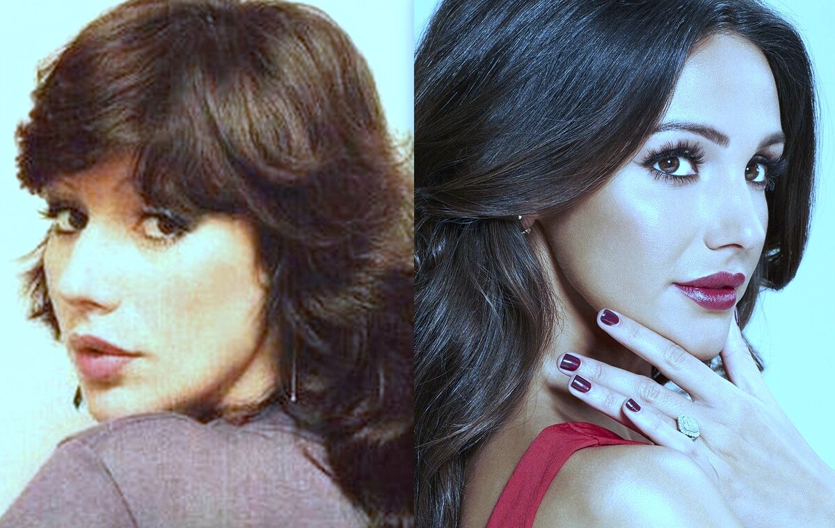 Венгерская поп-звезда конца 70-х Юдит Сюч и молодая британская актриса Мишель Киган