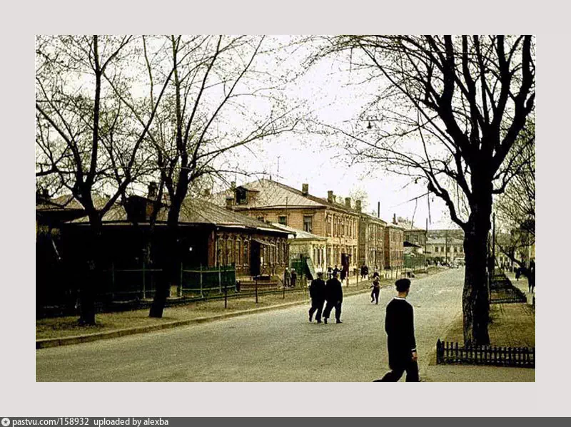 Улица Сокольническая слободка, 1960 – 1965. Автор: Jan de Vries