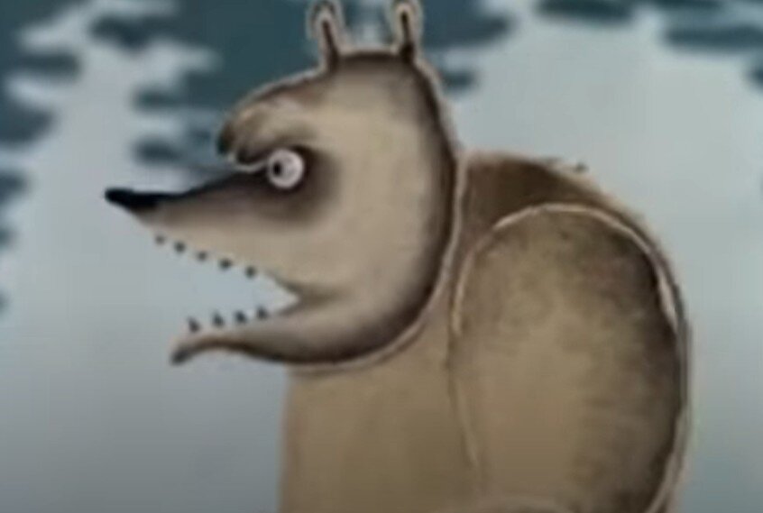 Михайло Потапыч. Скриншот с мультфильма "Два клёна"