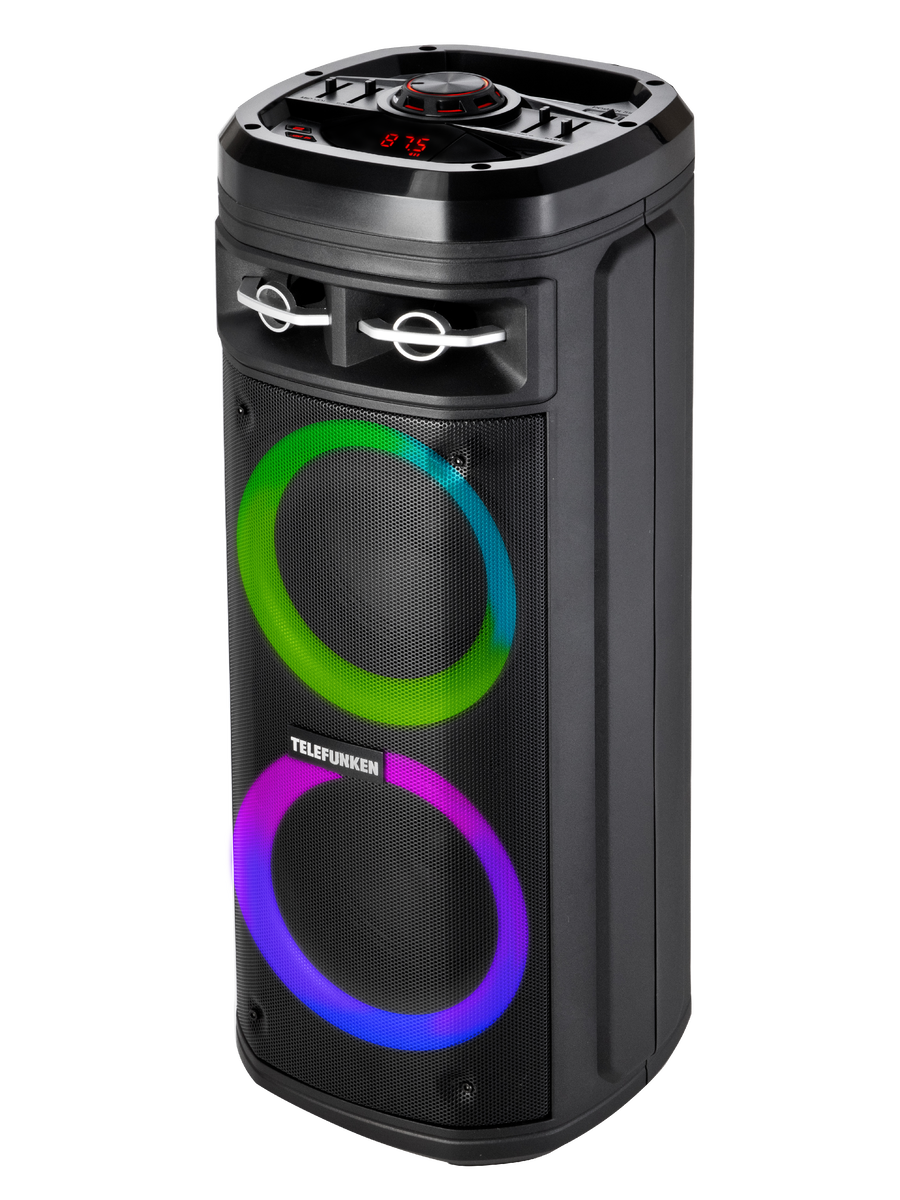 Внешний вид модели TF-MS2202 с включенной подсветкой динамиков