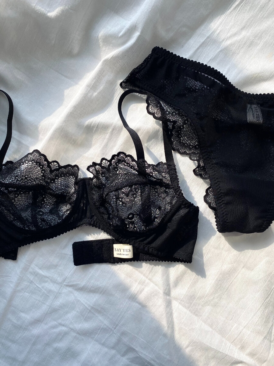 Кружевной лиф с Т-чашкой