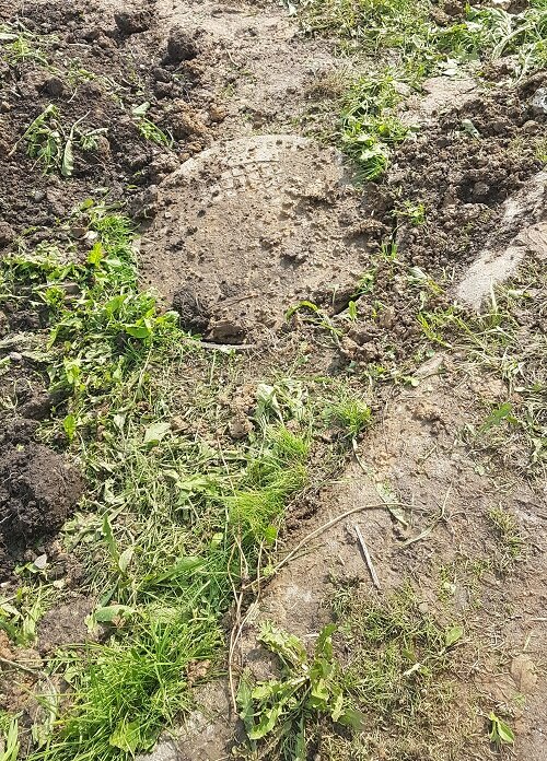 Колодец ушел ниже уровня земли