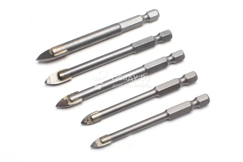 Сверла для стекла со специальным напылением