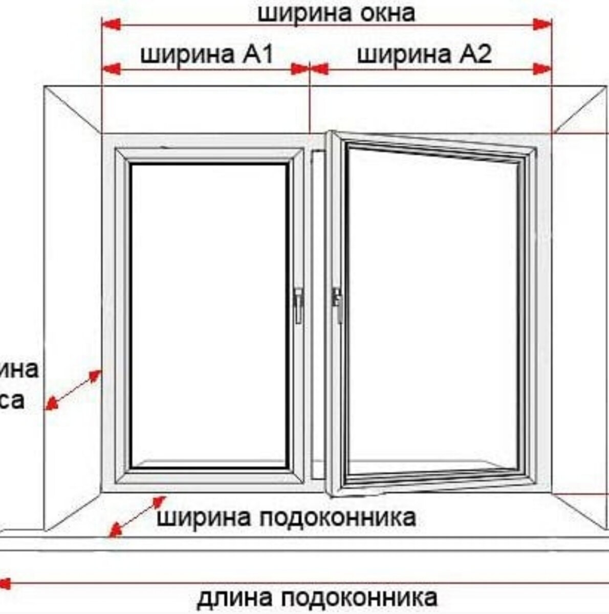 Как замерять окно самостоятельно?