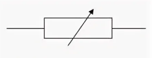 Условное обозначение реостата на схеме