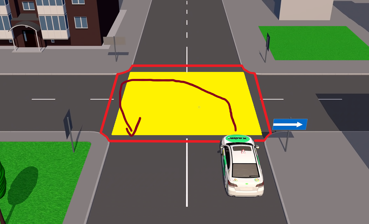 Знак 5. Правила проезда перекрестка с односторонним движением. 5 дорога с односторонним движением. 7. , 5.