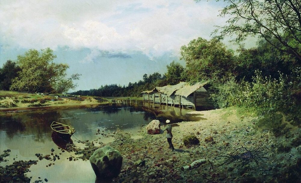 
Забытая мельница 1891, холст масло,72 х 122 см, Государственная Третьяковская галерея, Москва