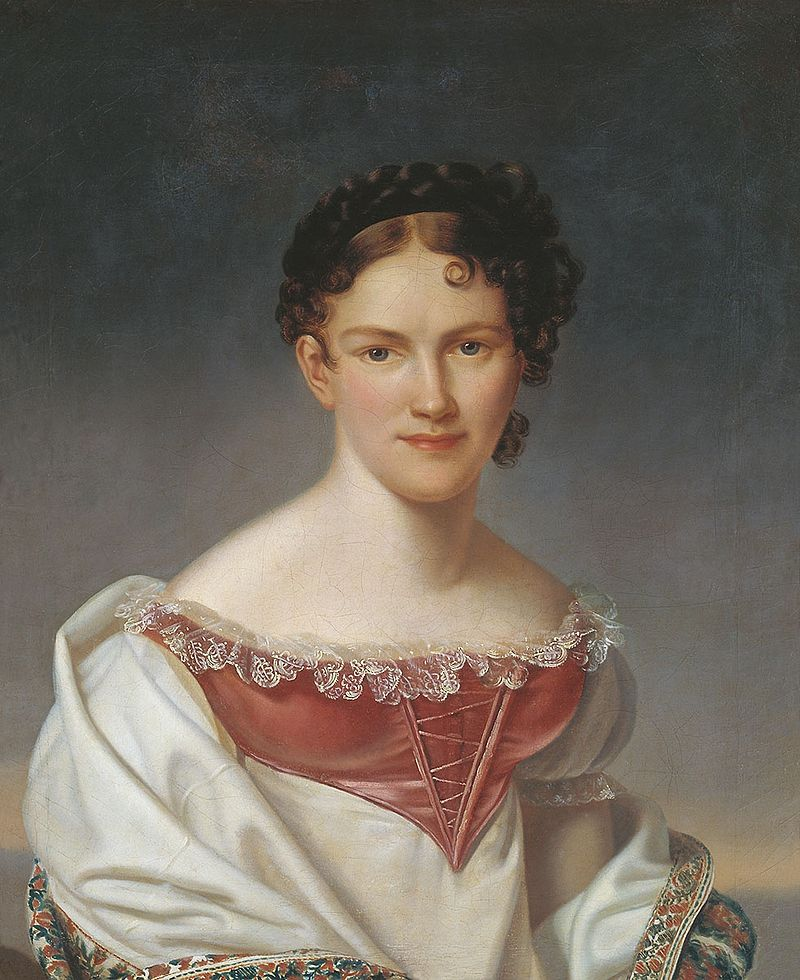 Авдотья Истомина; картина Ризенера, около 1820 г. 