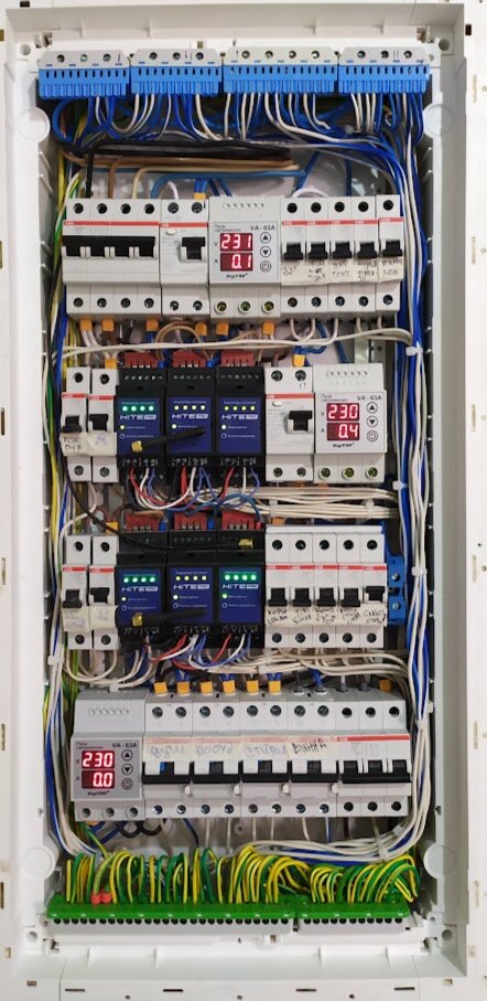 Радиомодули relay-4M (S) с установкой на дин рейку.