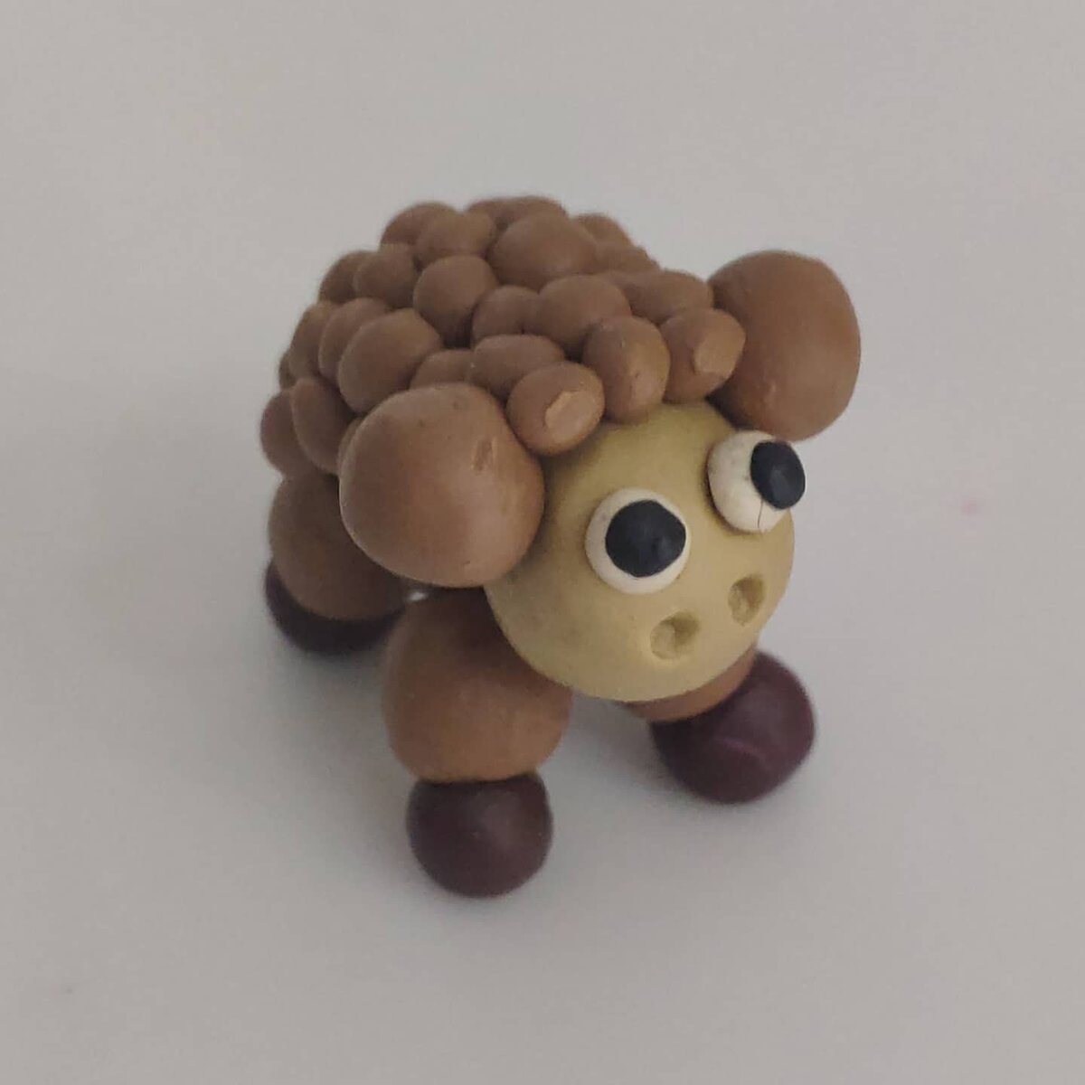 Овечка для пластилина