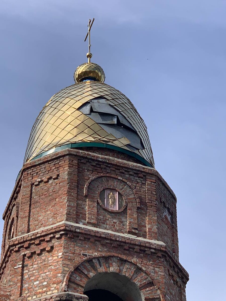 Храма в селе Михайловка, ЛНР.