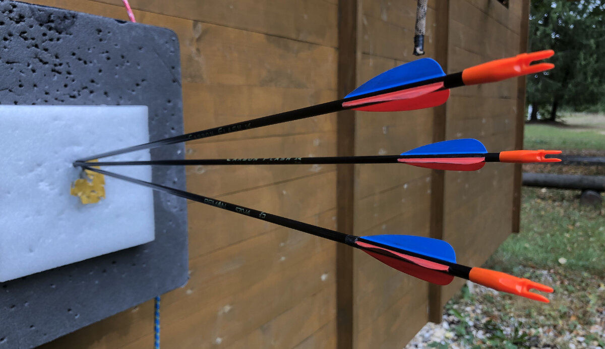 три удара в одну точку