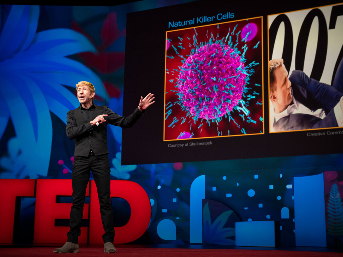 Выступление на TED Talks. Изображение взято из открытого доступа в интернете