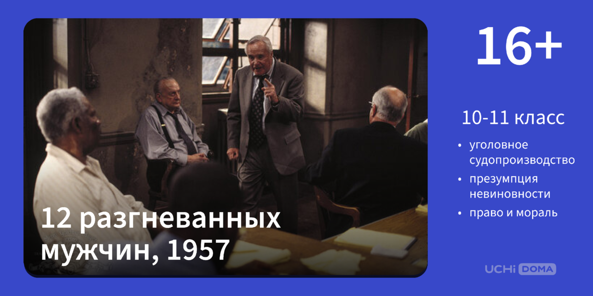 12 разгневанных мужчин, 1957 г.