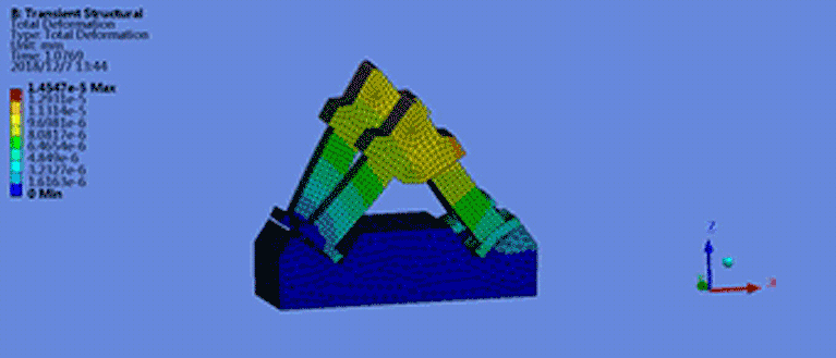 Принцип движения пьезо привода в линейном пьезое двигатель N31